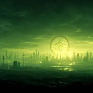 a_futuristic_view_of_india_transitioning_to India’s Climate Change Policy: Moving Toward a Green Future