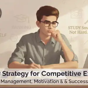 a_motivational_high_quality_digital_illustration_of_a Study Strategy for Competitive Exams: Proven Study Tips, Time Management & Exam Motivation for SSC, UPSC & Banking Success
